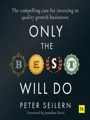 cover image of Only the Best Will Do